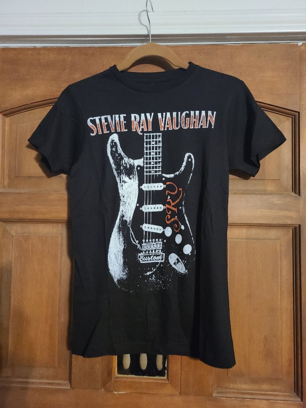 Stevie Ray Vaughan Graphic T-Shirt Custom Guitar Sz Small NWT